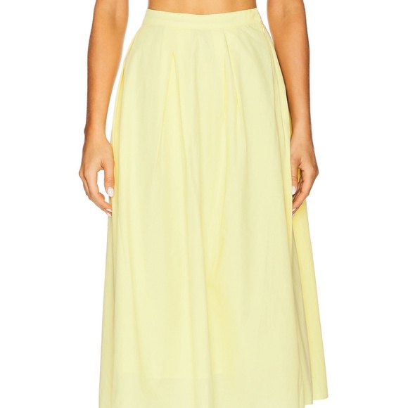 Azeeza Sheridan Skirt in Lemon - Picture 2 of 9